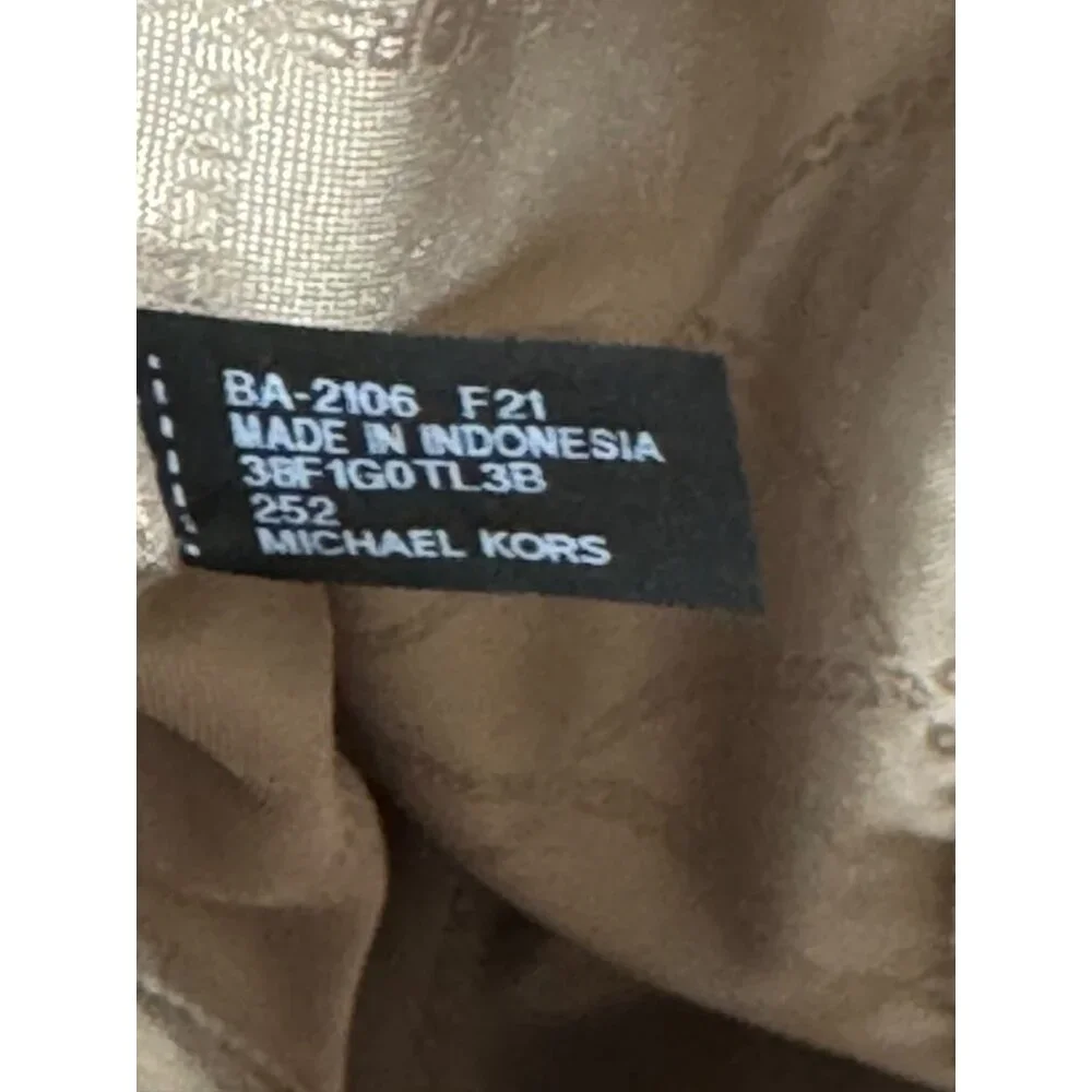 Michael Kors Jet Set Signature Brown Monogram Large Tote Bag‎